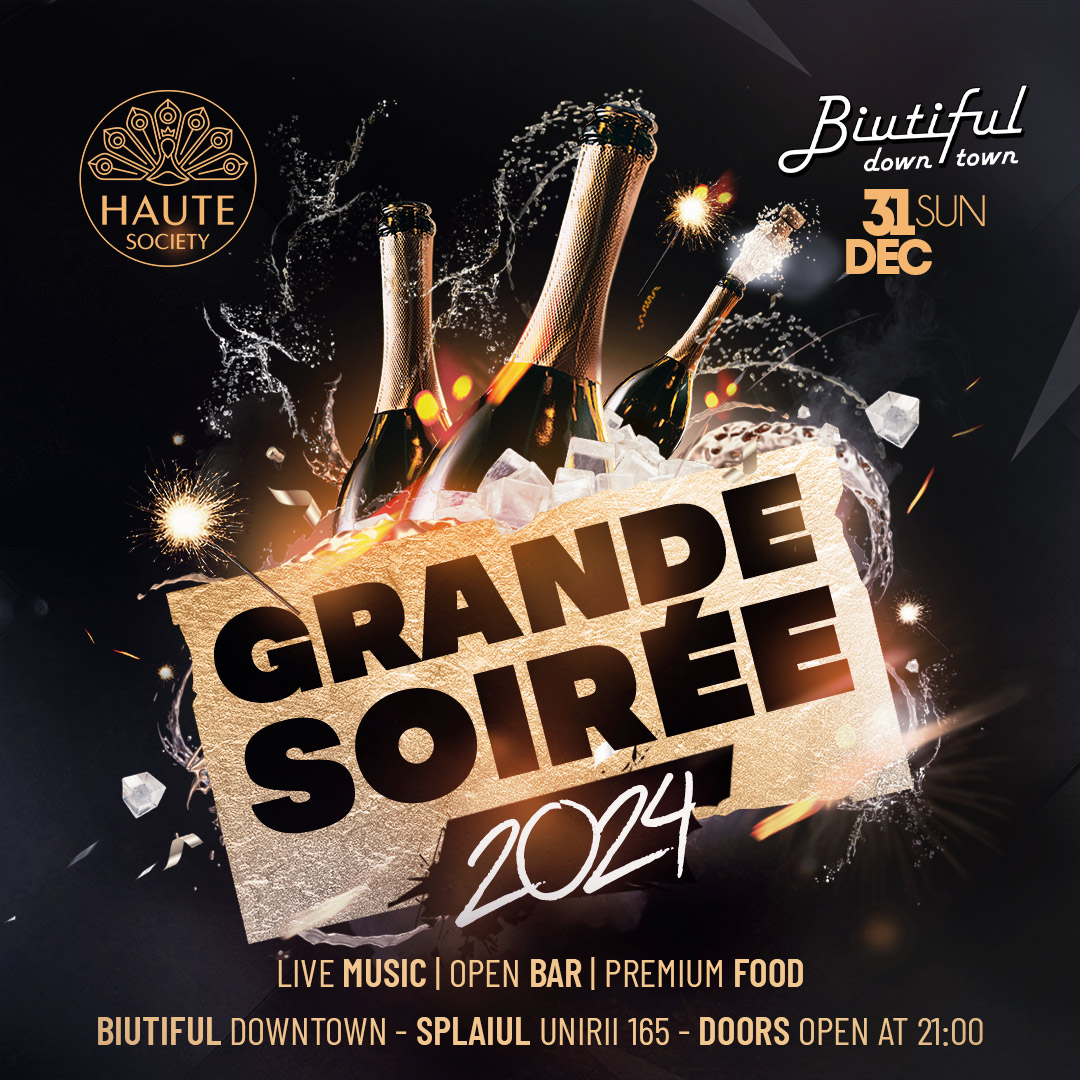 Haute Society - The Party Creators - Join us for an exclusive celebration at the Grande Soirée 2024 - New Year Eve Party!